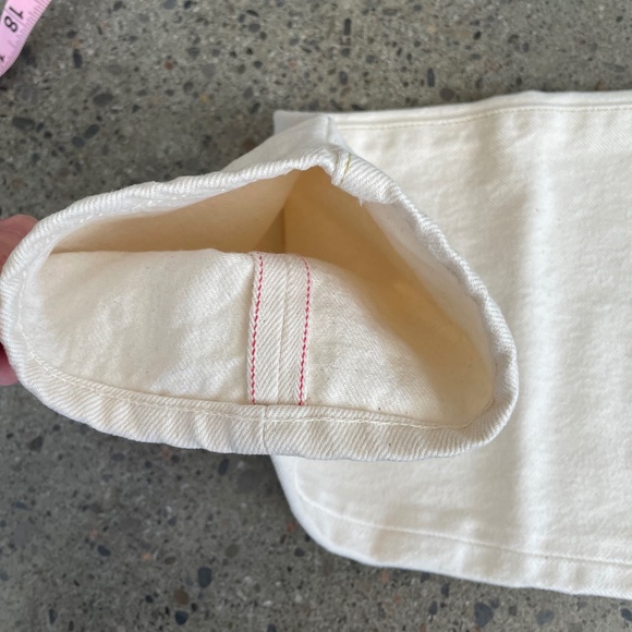 HATSKI Loose Tapered Selvedge Denim - Ecru - Picture 16 of 16